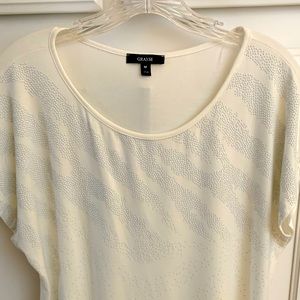 NEW without tags GRAYSE women M top with embellishment